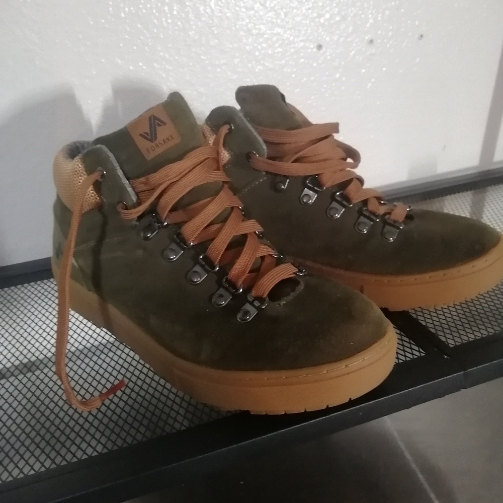 Forsake Women's Green Suede Ankle Boots